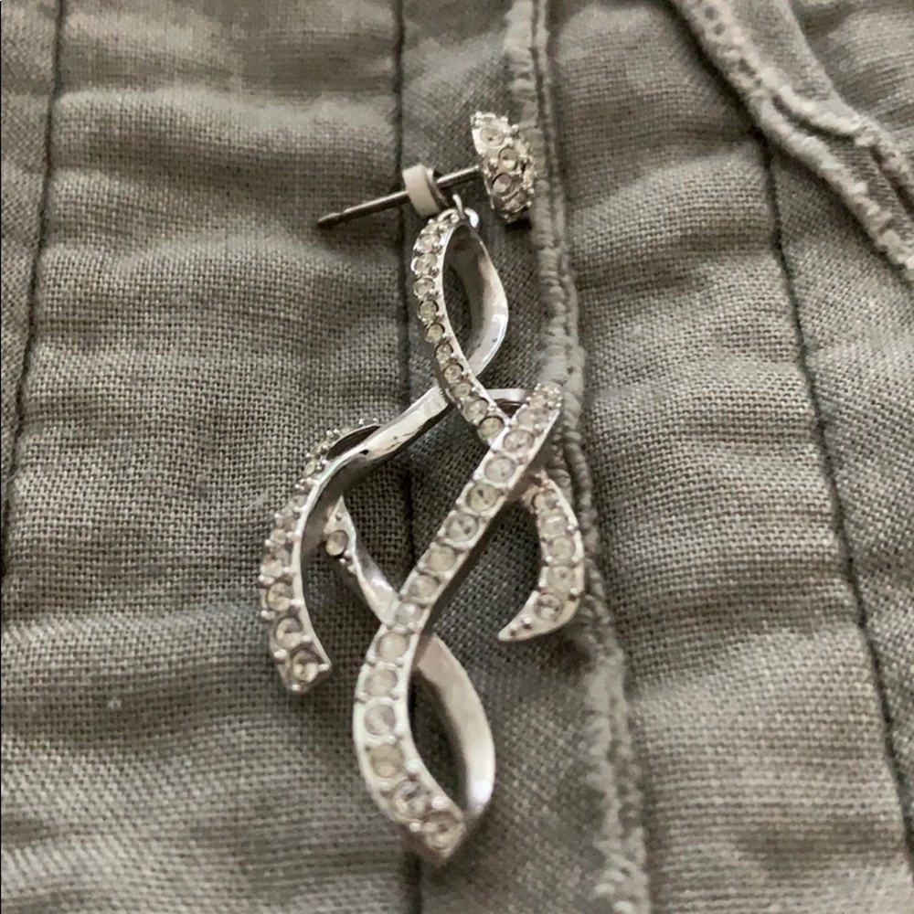 Single Swarovski crystal earring